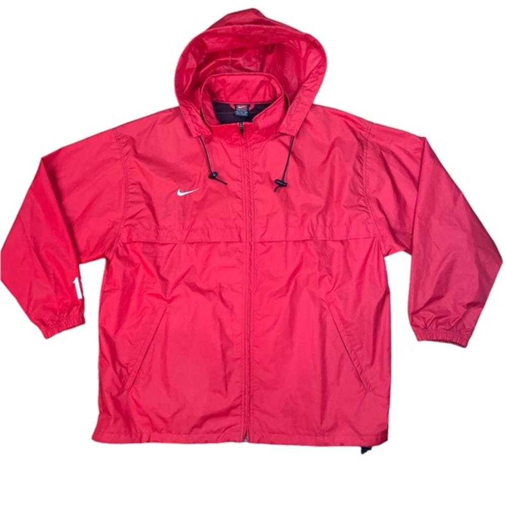 Vintage Nike Red Men’s Vented Jacket Size XL Southtown‎ Soccer Club St. Louis
